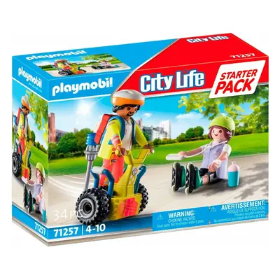 PLAYMOBIL City Life 71257 Starter Pack Záchranář na Segwayi