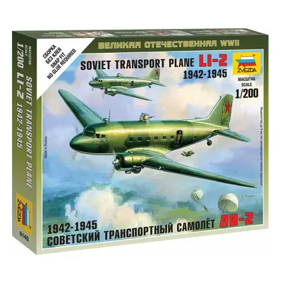 Wargames (WWII) letadlo 6140 - LI-2 Soviet Transport Plane (1: 200)