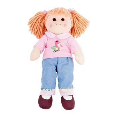 Bigjigs Toys Látková panenka Molly 38 cm