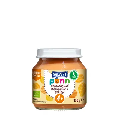 SALVEST Ponn BIO Pyré mangovo-banánové s jáhly 130 g