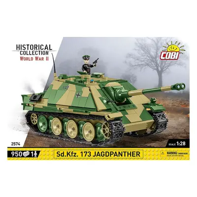 Cobi II WW Jagdpanther Sd. Kfz. 173, 1:28, 950 k, 1 f