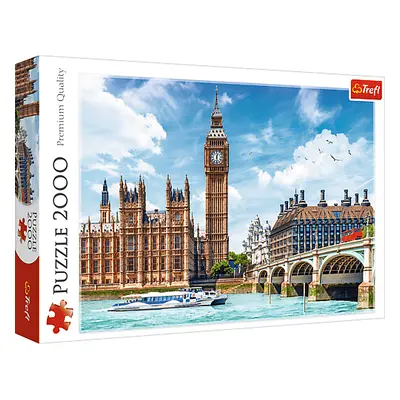 Trefl Puzzle 2000 - Big Ben, Londýn, Anglie