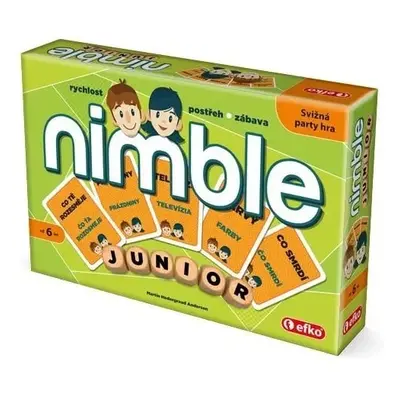 Nimble Junior - postřehová dětská párty hra se slovy