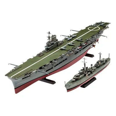 Plastic modelky loď 05149 - HMS Ark Royal & Tribal Class Destroyer (1: 720)