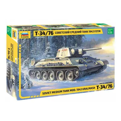 Model Kit tank 3689 - T-34/76 mod.1943 Uralmash (1:35)