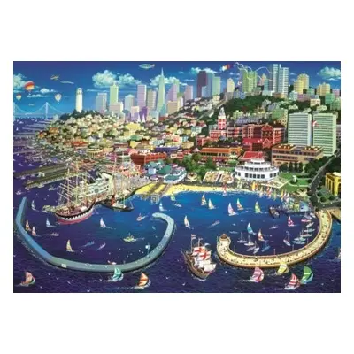 Trefl Puzzle 2000: Přístav v San Franciscu