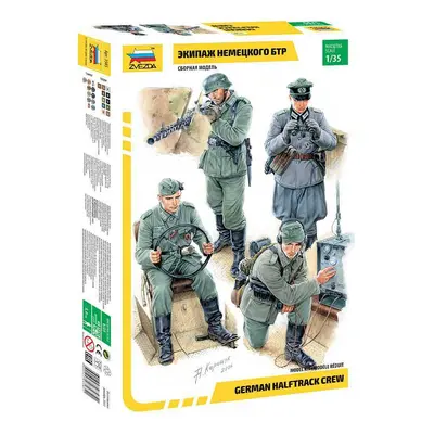 Model Kit figurky 3585 - German Halftrack Crew (1:35)