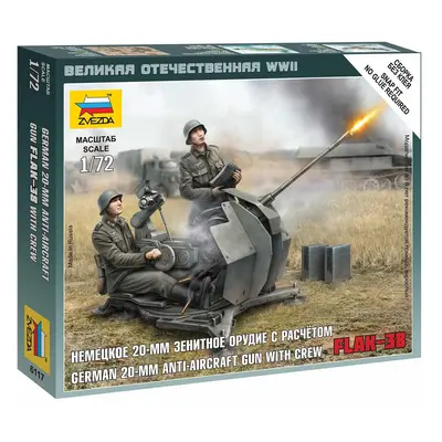 Wargames (WWII) letadlo 6117 - Německý protiletadlový kanón s posádkou (1:72)