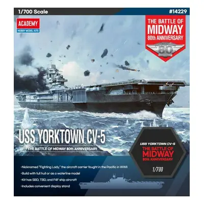 Model Kit loď 14229 - USS Yorktown CV-5 "Battle of Midway" (1:700)