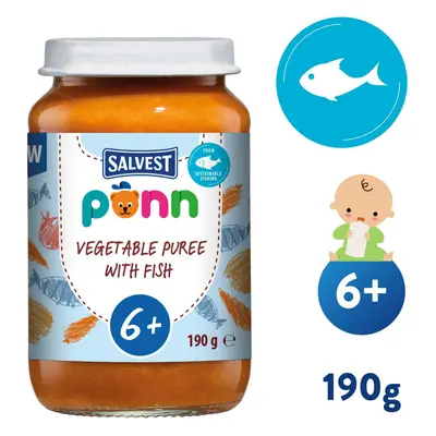 Salvest PONN Treska se zeleninovým pyré (190 g)