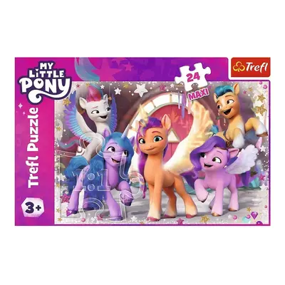 Trefl Puzzle 24 Maxi - Veselý den Poníků / Hasbro, My Little Pony