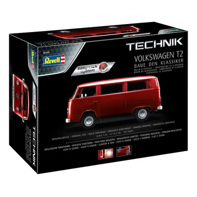 Plastic ModelKit TECHNIK auto 00459 - Volkswagen T2 (Easy-Click System) (1:24)