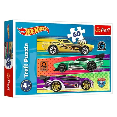 Trefl puzzle 60 dílků - Hot Wheels Racing