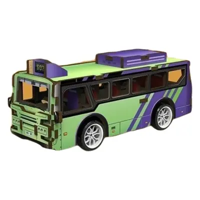 3D puzzle dřevěné - Autobus 14 cm