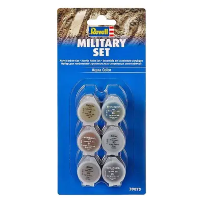 Sada barev Aqua Color 39075 - Military Set (6 x 5ml)