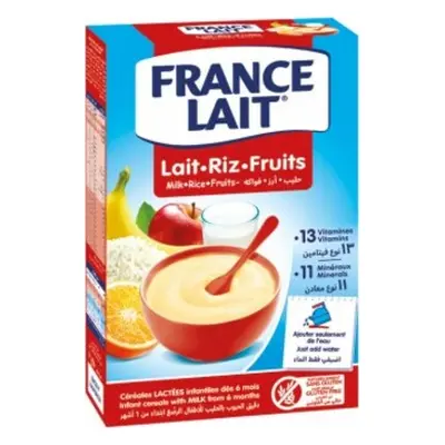 France Lait Rýžová mléčná kaše ovocná 250g