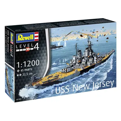 Plastic ModelKit loď 05183 - USS New Jersey (1:1200)