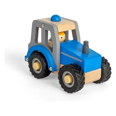 Bigjigs Toys Traktor modrý