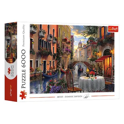 Trefl Puzzle 6000 dílků - Romantická večeře