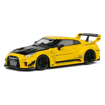 1:43 NISSAN GTR35 LBWK SILHOUETTE YELLOW 2019