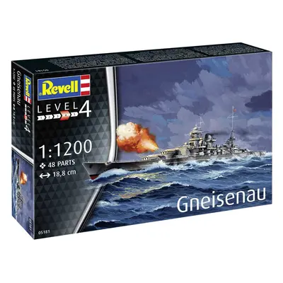 Plastic ModelKit loď 05181 - Gneisenau (1:1200)