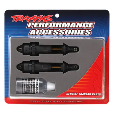 Traxxas tlumič GTR long hliník/PTFE, pístnice TiN (2)