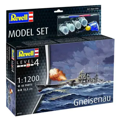 ModelSet loď 65181 - Battleship Gneisenau (1:1200)