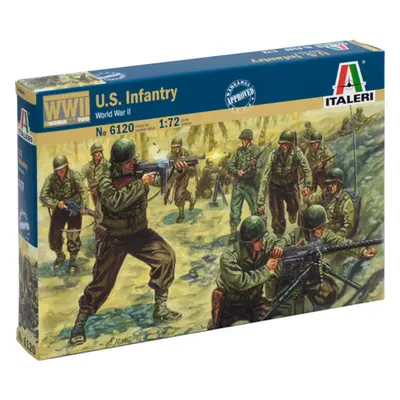 Model Kit figurky 6120 - WWII - AMERICAN Infantry (1:72)