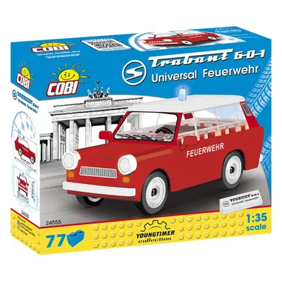 Cobi 24555 Youngtimer Trabant 601 Universal Feuerwehr 1:35