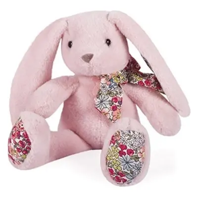 Doudou Histoire d´Ours Plyšový kamarád růžový zajíček 25 cm