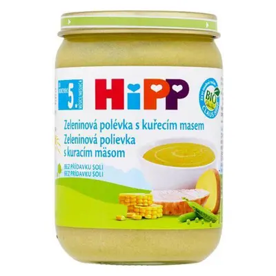 Polévka BIO zeleninová s kuřecím masem 190g Hipp