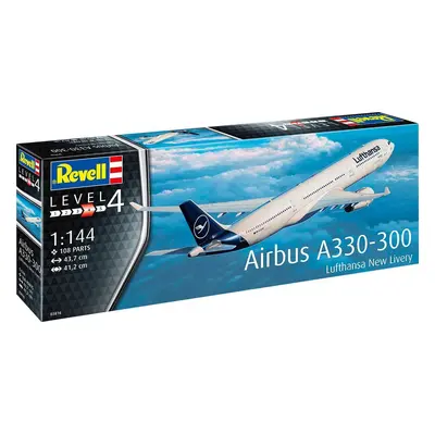 Plastic ModelKit letadlo 03816 - Airbus A330-300 - Lufthansa "New Livery" (1:144)