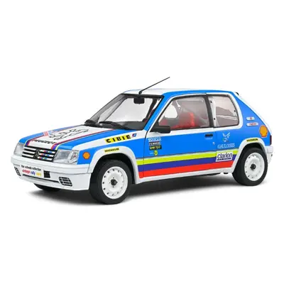 1:18 PEUGEOT 205 RALLYE 1,9L - SCHWAB COLLECTION WHITE 1990