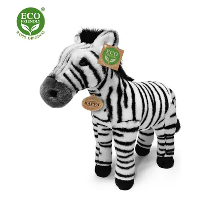 Plyšová zebra stojící 30 cm ECO-FRIENDLY