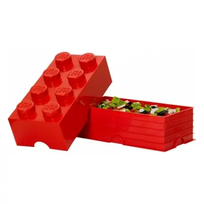 LEGO® úložný box 8 - červená 250 x 500 x 180 mm