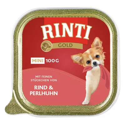 Vanička Rinti Gold Adult Mini hovězí a perlička 100g