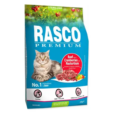 Krmivo Rasco Premium Sterilized hovězí s brusinkou a kapucínkou 2kg