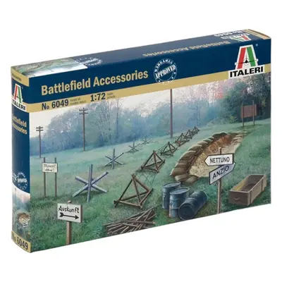 Model Kit doplňky 6049 - WWII - BATTLEFIELD ACCESSORIES (1:72)