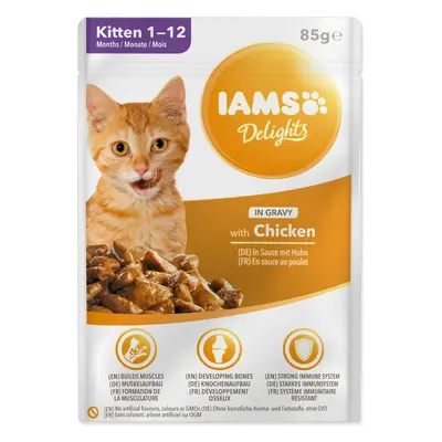 Kapsička IAMS KITTEN - kuře v omáčce 85g