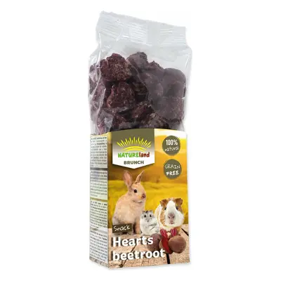 Pochoutka Nature Land Brunch srdíčka s červenou řepou 150g