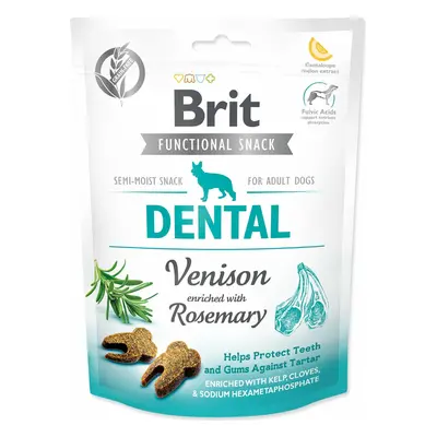 Pochoutka Brit Care Dog Functional Snack Dental zvěřina 150g