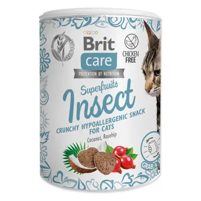 Pochoutka Brit Care Cat Snack Superfruits hmyz 100g