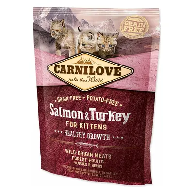 Krmivo Carnilove Kitten Healthy Growth Salmon & Turkey 0,4kg