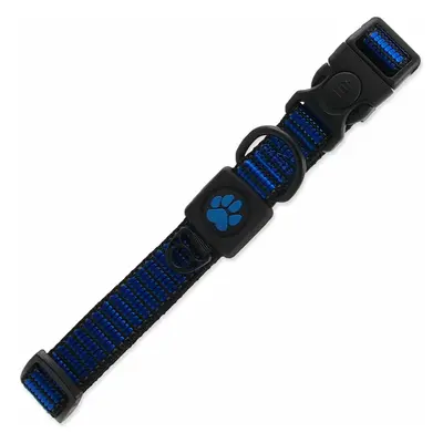 Obojek Active Dog Strong M modrý 2x34-49cm