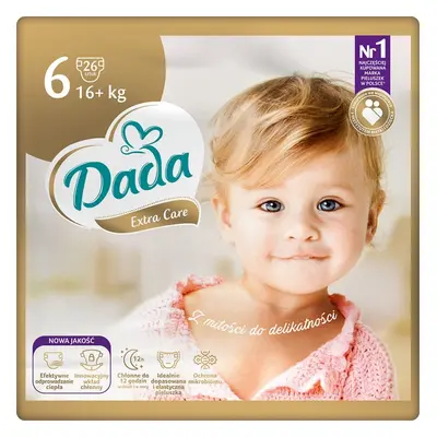 DADA Extra Care Plenky jednorázové 6 Extra Large (16 kg+) 26 ks