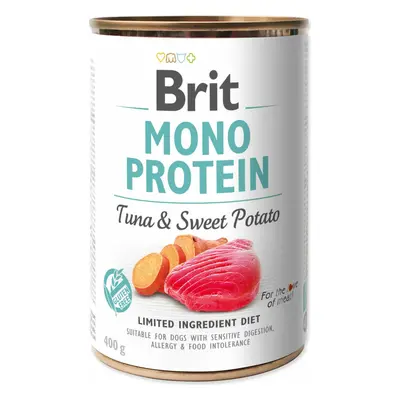 Konzerva Brit Mono protein tuňák s batáty 400g