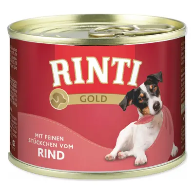 Konzerva Rinti Gold Adult hovězí 185g