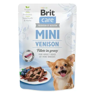 Kapsička Brit Care Mini zvěřina, filety v omáčce 85g