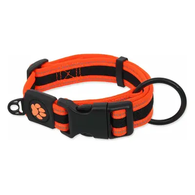 Obojek Active Dog Fluffy S oranžový 2x27-41cm