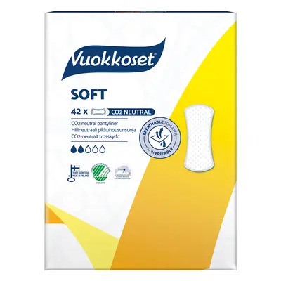 VUOKKOSET Slipové vložky Soft (42 ks)